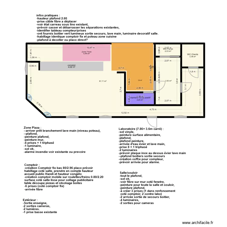 pdc def 2 cotes murs details 2 maringue. Plan de 5 pièces et 83 m² pdc def 2 cotes murs details 2 maringue. Plan de 5 pièces et 83 m²