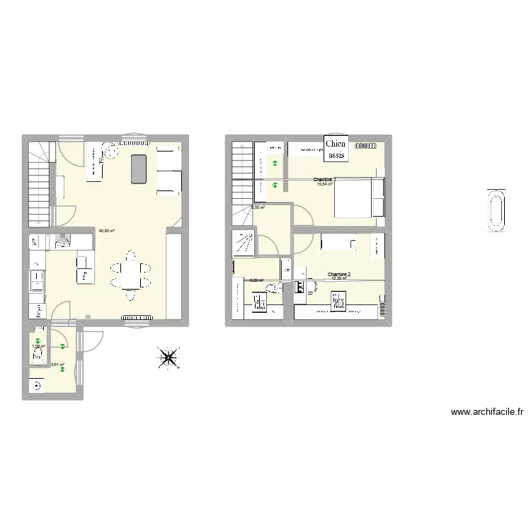 Maison Future 1. Plan de 