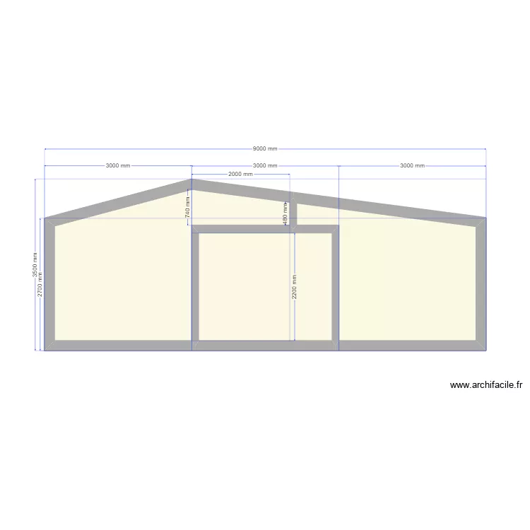 Антресоль. Plan de 