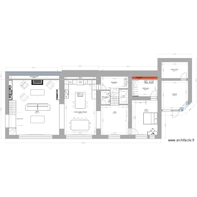Projet MSR V5. Plan de 0 pièce et 0 m2