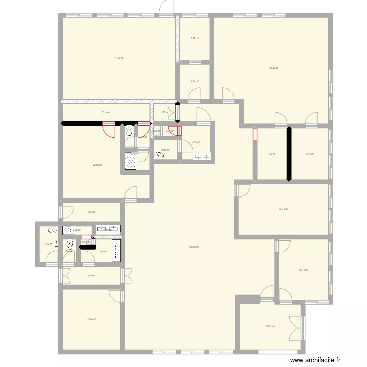 num&eacute;ro3 travaux 2025. Plan de 