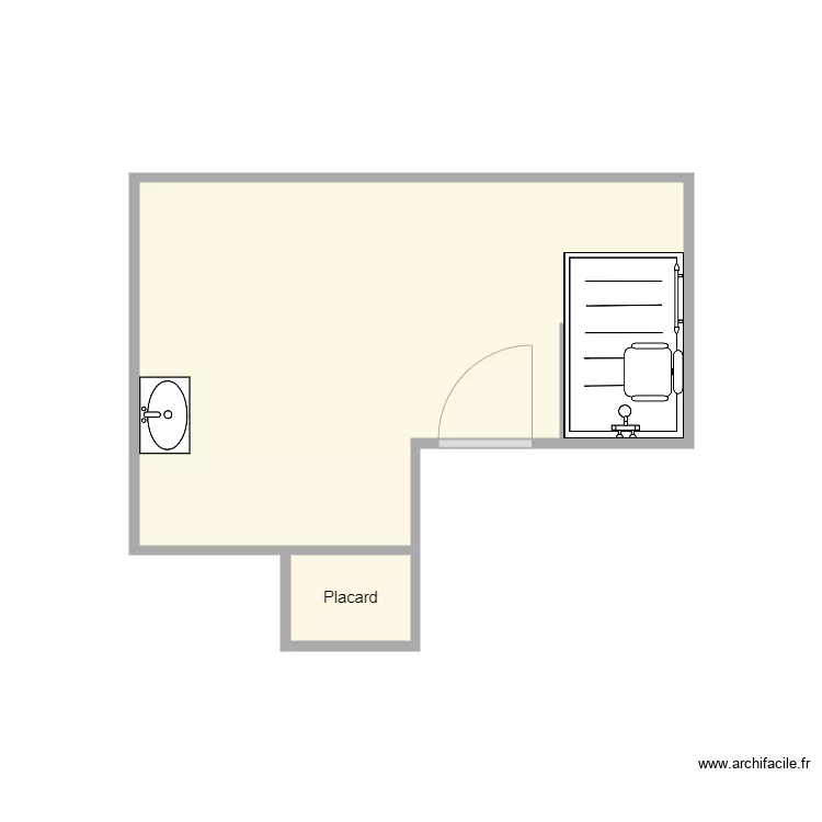 Plan apr&egrave;s travaux Joncour. Plan de 