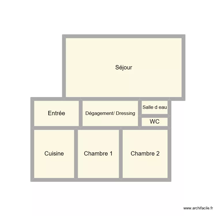 2603 BOTERF. Plan de 8  et 16 m²