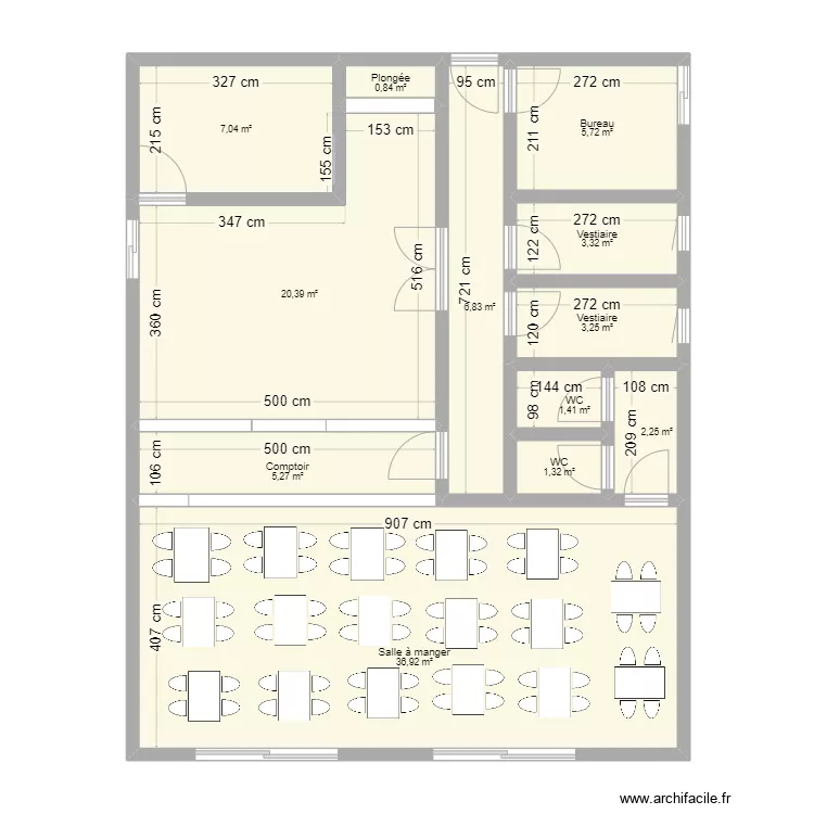 YACOU KONE restau 2. Plan de 