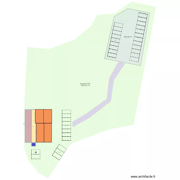 College Ext&eacute;rieur V1. Plan de 