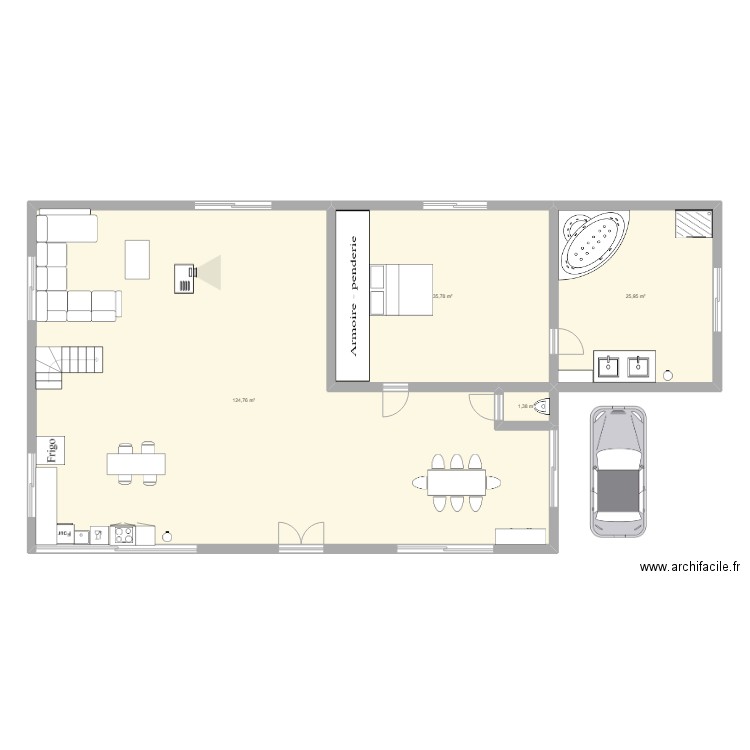 maison 1. Plan de 0 pièce et 0 m2