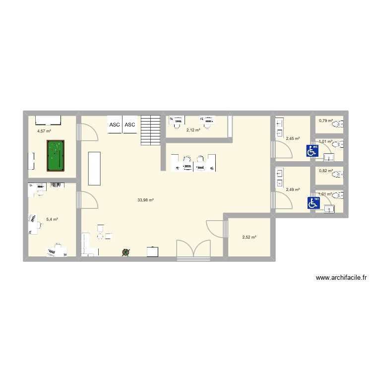 54444. Plan de 0 pièce et 0 m2