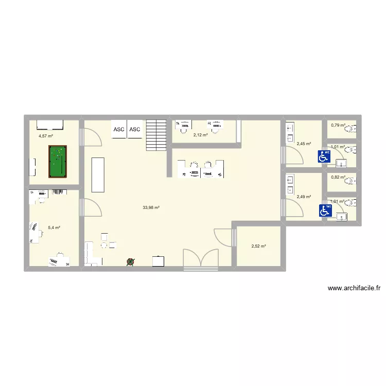 54444. Plan de 11 et 57 m² 54444. Plan de 11 et 57 m²
