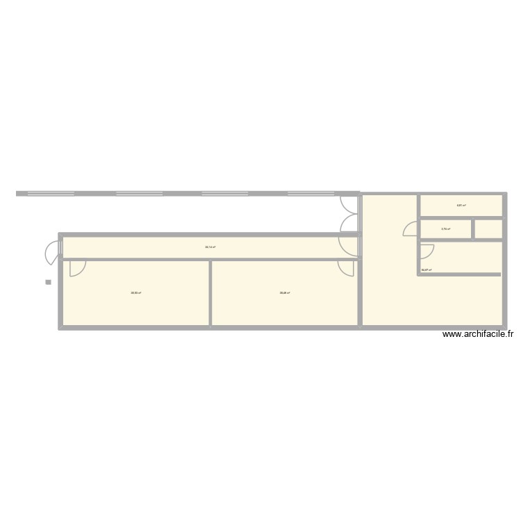 halle. Plan de 0 pièce et 0 m2