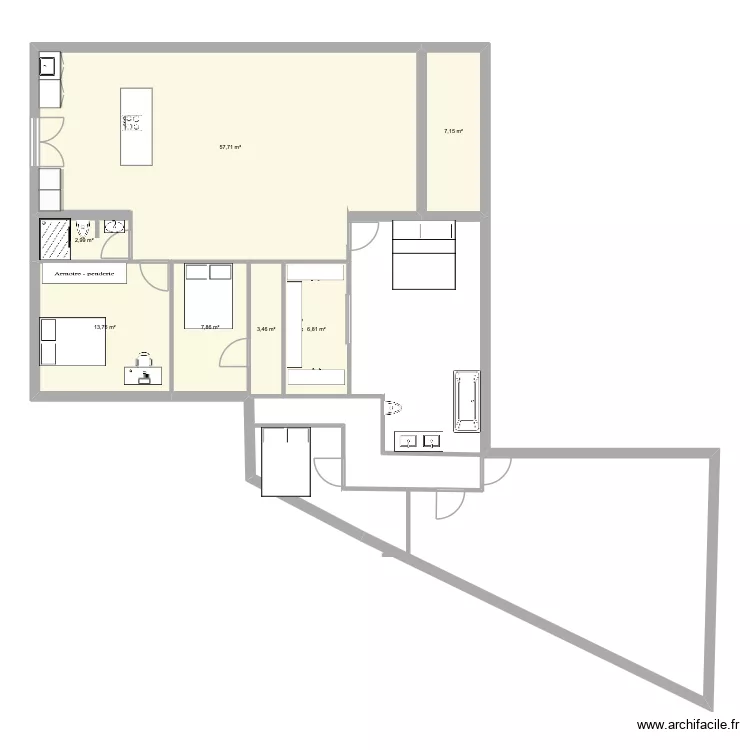 Can Borras RDC. Plan de 7 et 100 m² Can Borras RDC. Plan de 7 et 100 m²