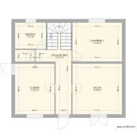 Maison Lamballe_Salon & cuisine
