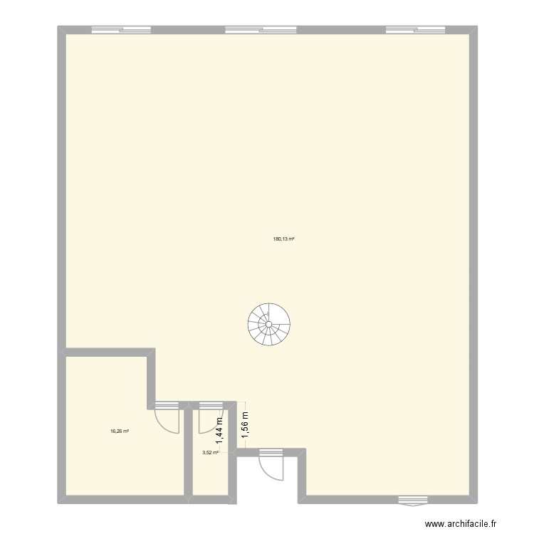 nouveau magasin. Plan de 5 pièces et 429 m2