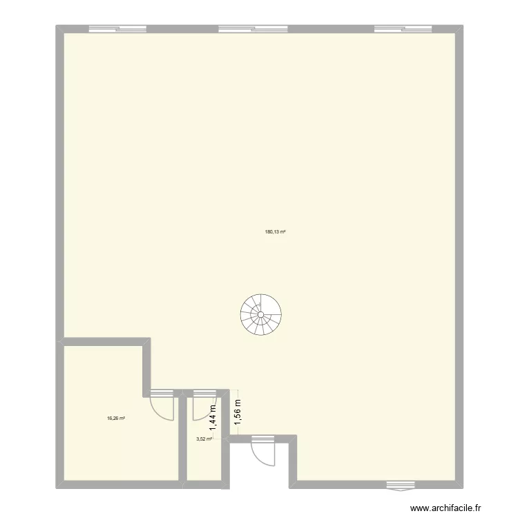 nouveau magasin. Plan de 