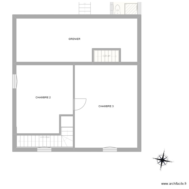 plan warlot actuel. Plan de 13 pièces et 146 m2
