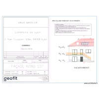 Fa&ccedil;ade Nord-Est Lyon 8