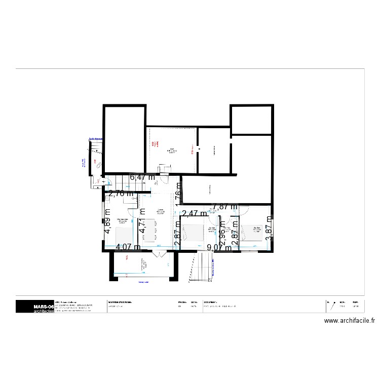 7 mimosas rdc. Plan de 0 pièce et 0 m2