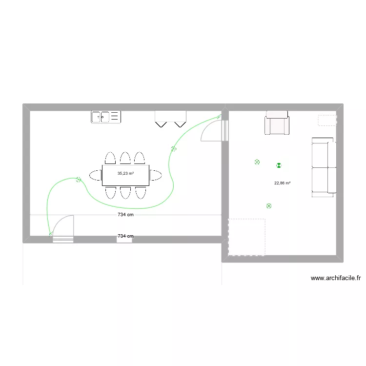 banane. Plan de banane. Plan de