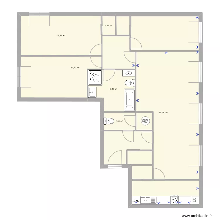 MAISON 2C5 YASSINE BOLATOV. Plan de 7 Pièces et 117 m² MAISON 2C5 YASSINE BOLATOV. Plan de 7 Pièces et 117 m²
