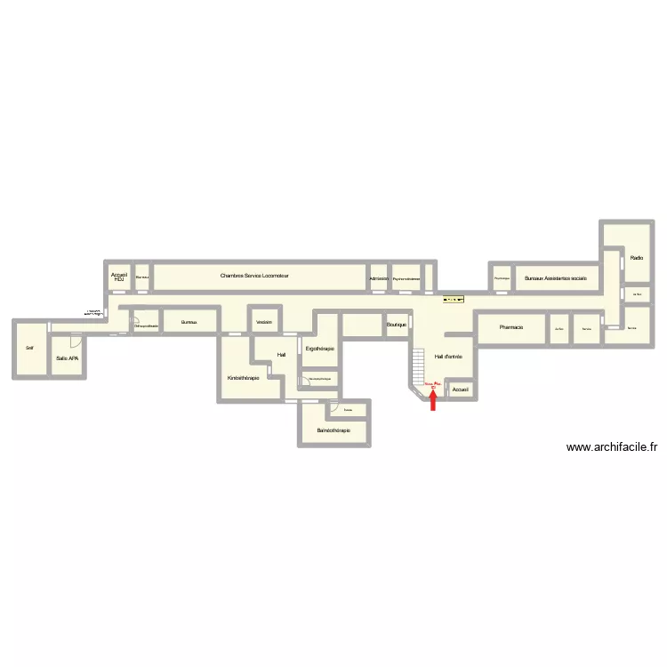 Plan H&ocirc;pital. Plan de 