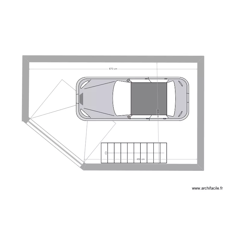 Garage Etienne. Plan de 