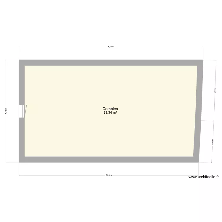 Chastan droite - Avant. Plan de 