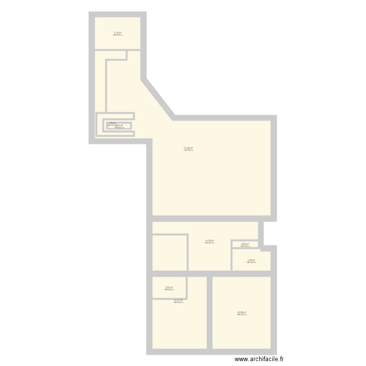 plan2. Plan de 10 pièces et 150 m2