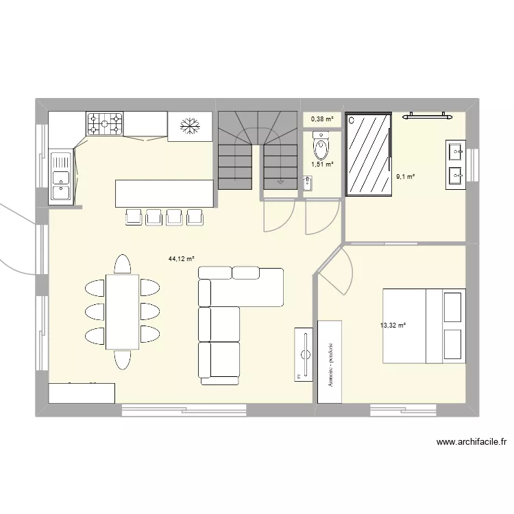 Porta. Plan de 4 et 68 m² Porta. Plan de 4 et 68 m²