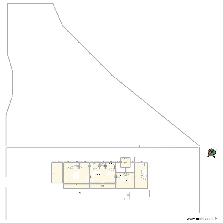 Baobabe 2026 a. Plan de 9 pièces et 219 m2