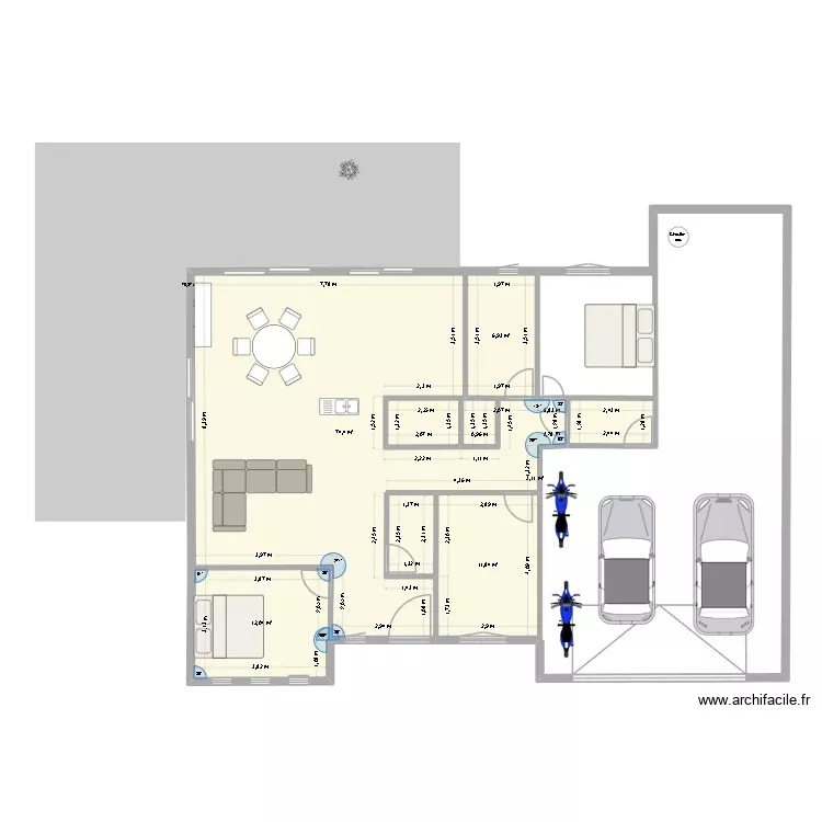 plan 2. Plan de 5 Pièces et 108 m² plan 2. Plan de 5 Pièces et 108 m²