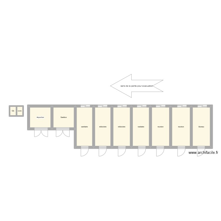 Servian 34 Garenq. Plan de 11 pièces et 61 m2
