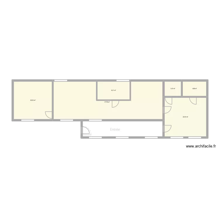 Maison Thiais. Plan de 6  et 107 m²