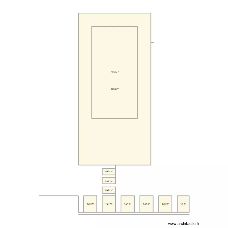Viganne fourques. Plan de 