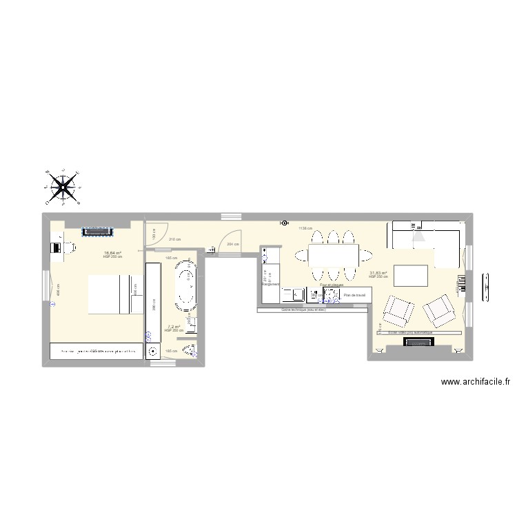 Plan Mobilier / Prises spécifiques. Plan de 0 pièce et 0 m2