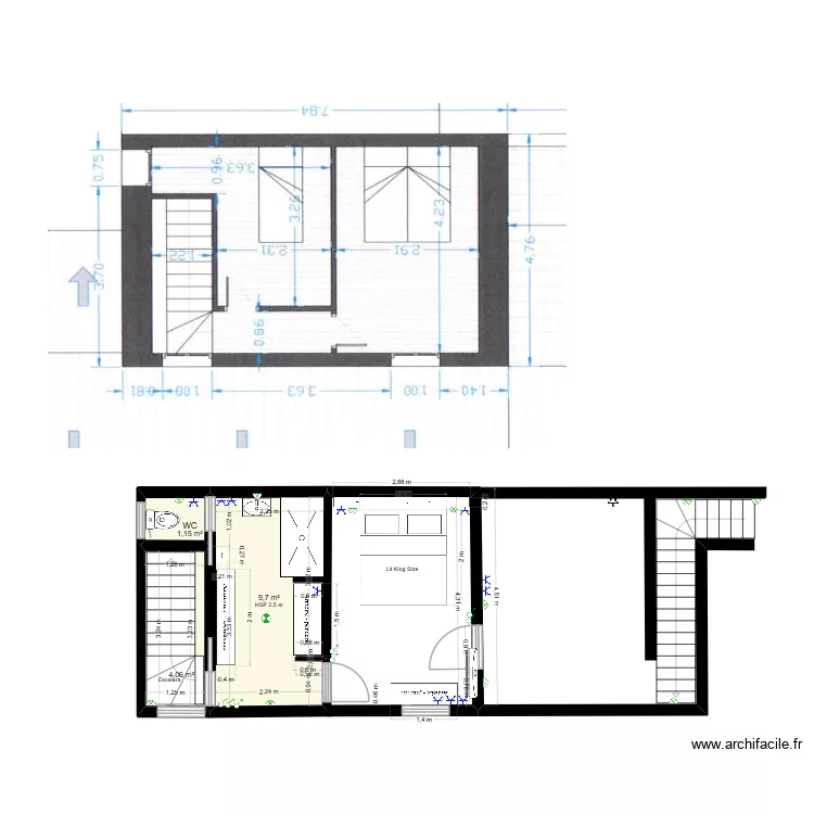 Bal Lau 4a planta 1. Plan de Bal Lau 4a planta 1. Plan de