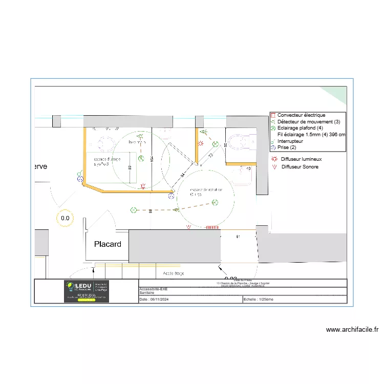 Plan Sanitaire-Salle du Preau-EXE. Plan de Plan Sanitaire-Salle du Preau-EXE. Plan de