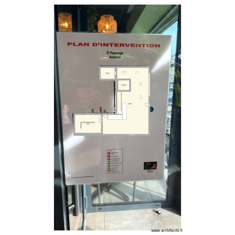 Plan de masse OPS. Plan de 4 pièces et 151 m2