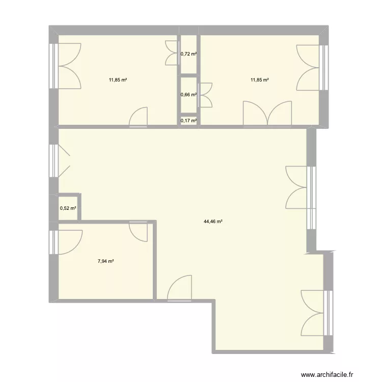 Appart Six Fours Solution 2. Plan de 8 et 78 m² Appart Six Fours Solution 2. Plan de 8 et 78 m²