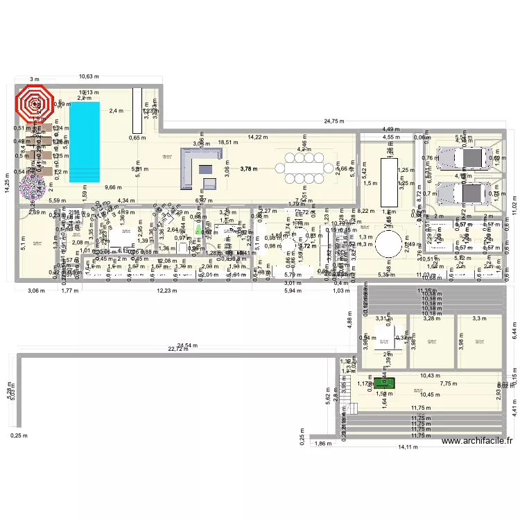 leopold loft V6. Plan de 24 pièces et 471 m²