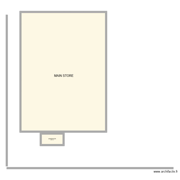 Project chic 2026. Plan de 2 pièces et 223 m2