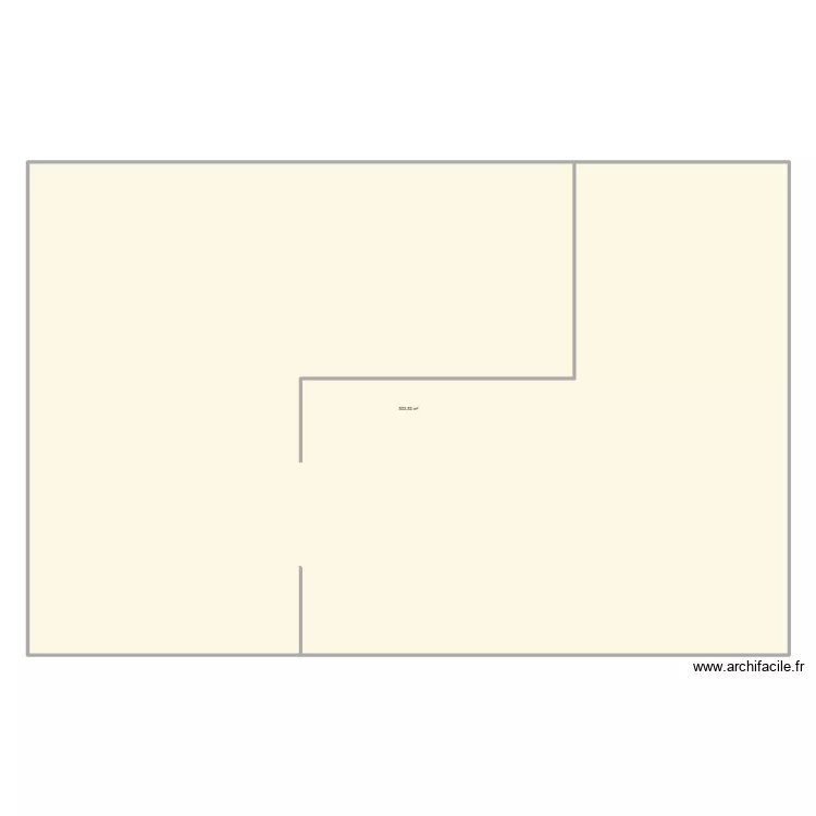 Cuisine. Plan de 1 pièce et 504 m²