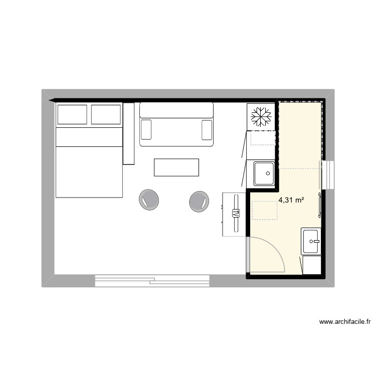 CABANON BEAU SITE 2. Plan de 0 pièce et 0 m2