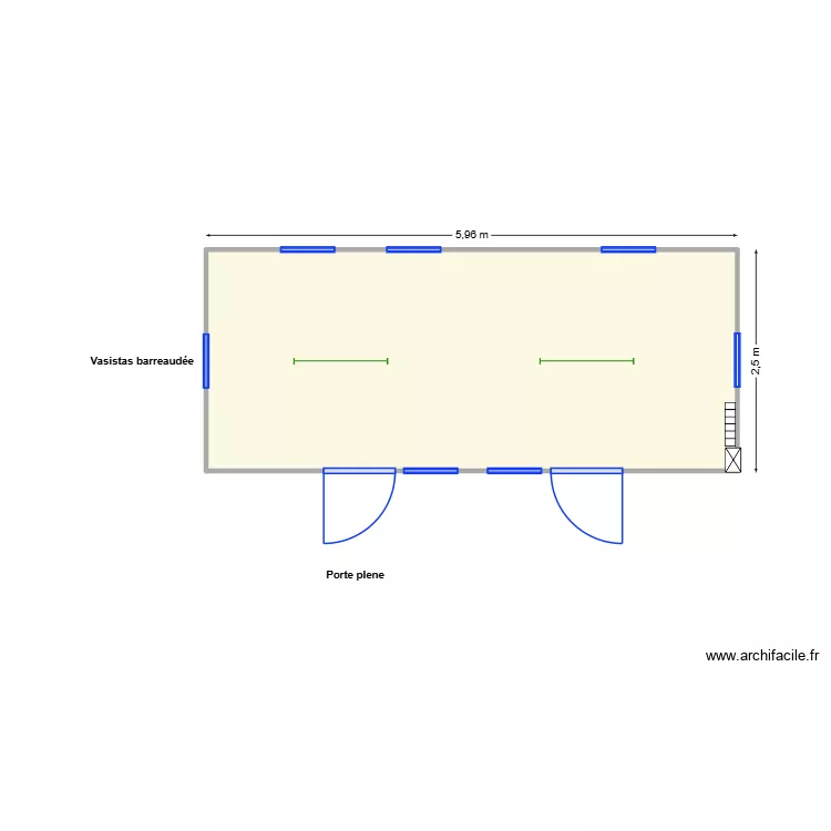 V359. Plan de 1  et 15 m²