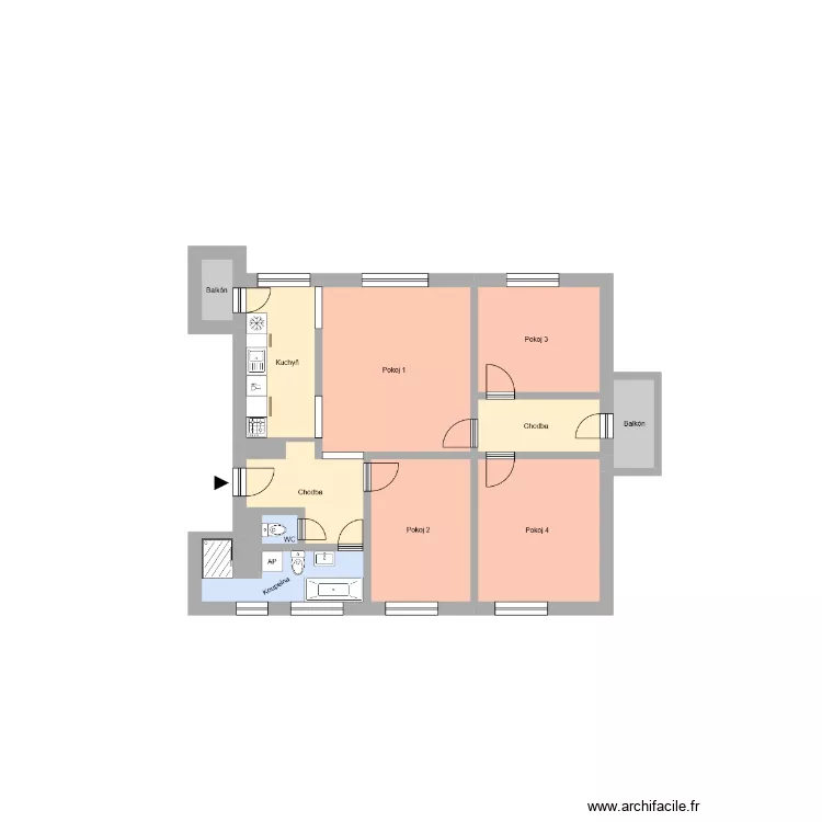 Gregorova 487 byt 6. Plan de 