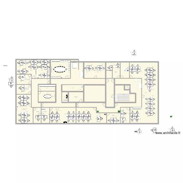 IMPLANTATION NANTERRE  janvier 2024. Plan de 