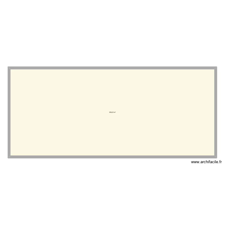 Plan-Habitat Logement. Plan de 1  et 209 m²