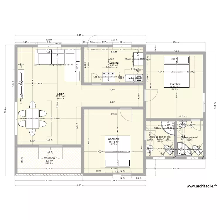 plan1 p&eacute;p&eacute; dor&eacute;. Plan de 