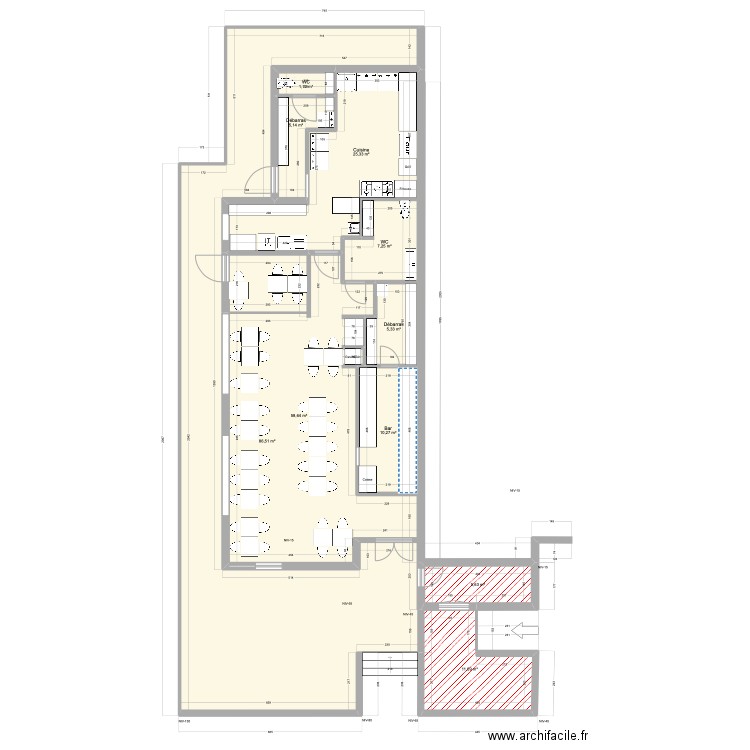 Le New Carli 2024. Plan de 10 pièces et 218 m2