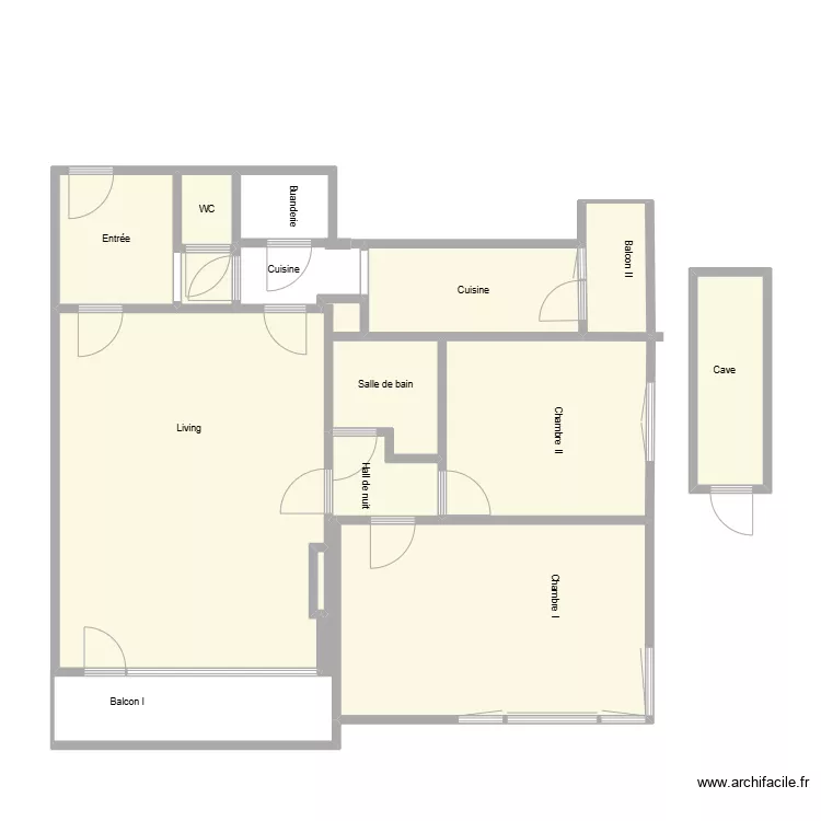 appart living. Plan de appart living. Plan de