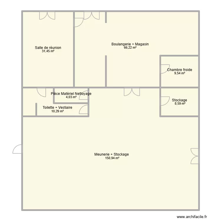Fermes du champs de noces. Plan de 7 pièces et 281 m² Fermes du champs de noces. Plan de 7 pièces et 281 m²