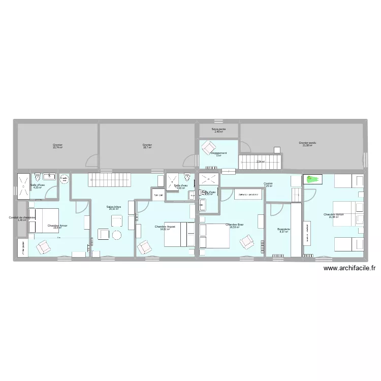 Maison Moelan 2025. Plan de 